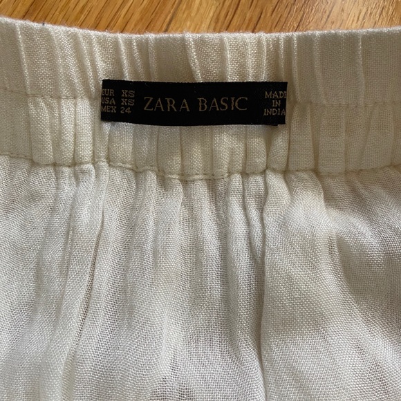 2 for $40 🍉 Zara white summer skirt - Picture 4 of 6